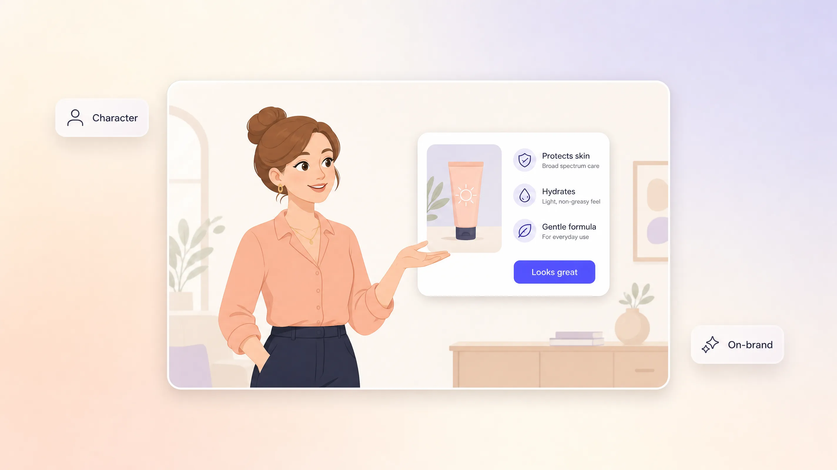 2D character animation product explainer video demo