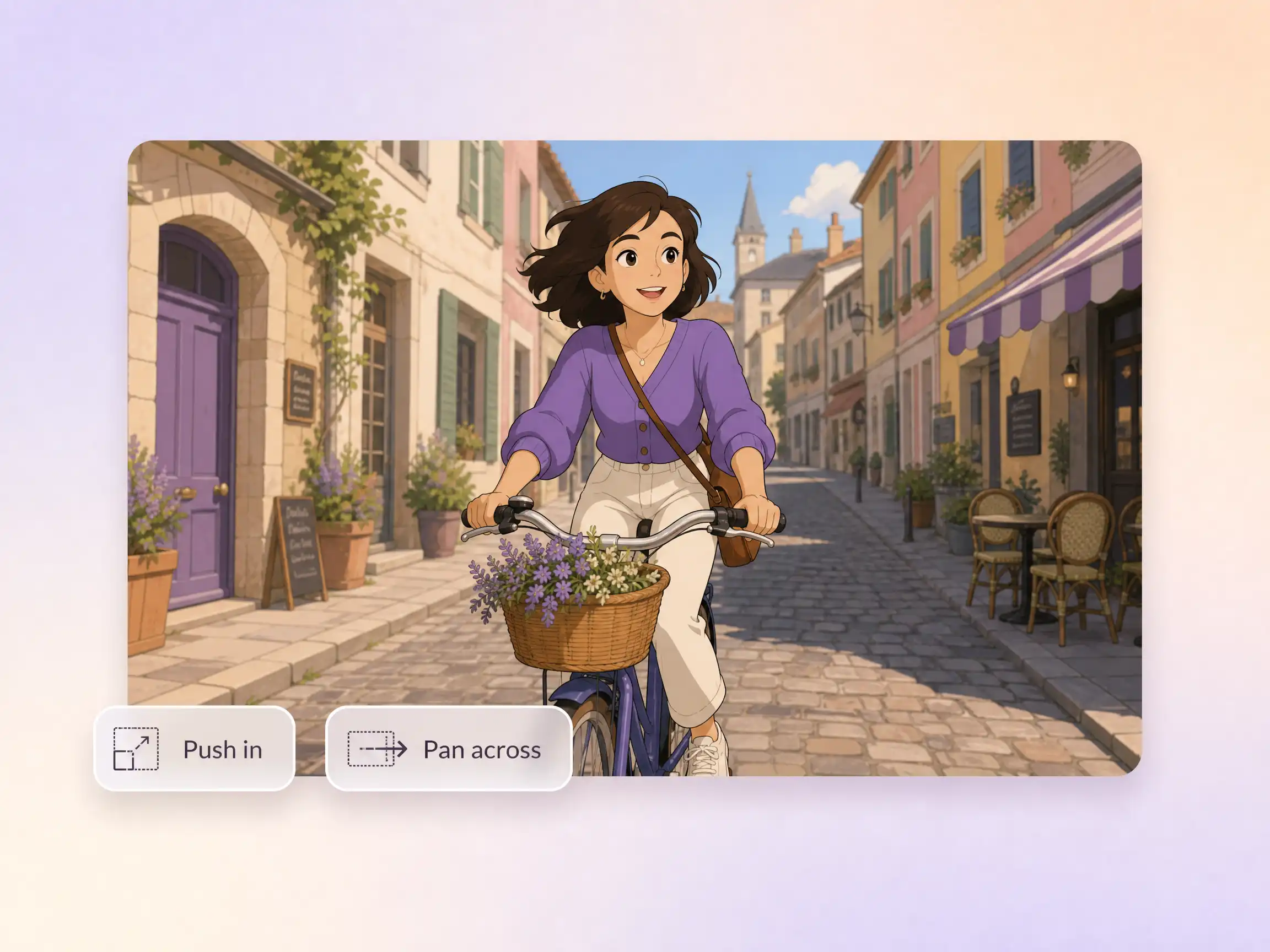 Camera movement control for 2D character animation by Pexo