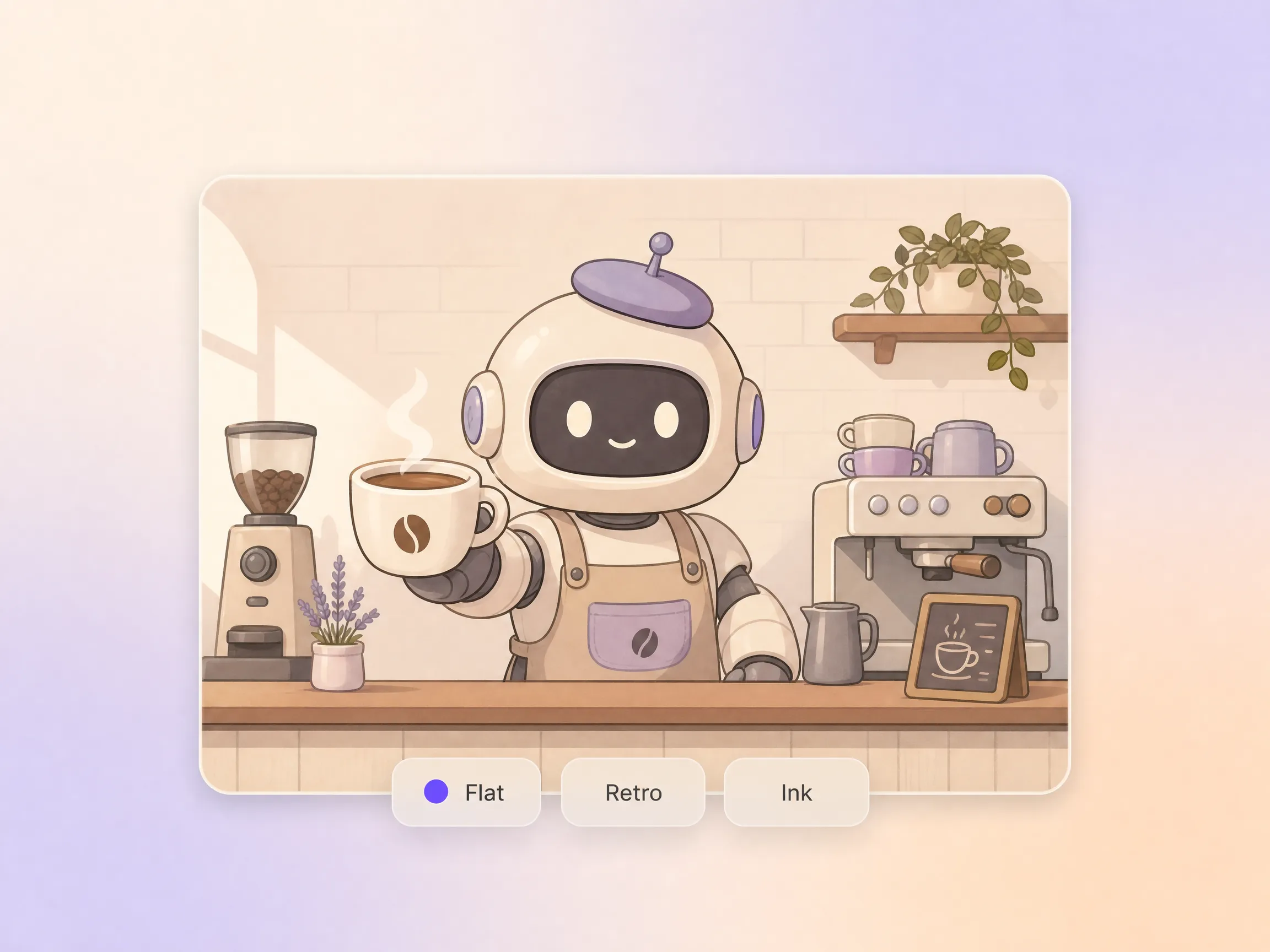 Visual style direction for 2D character animation by Pexo